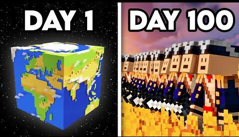 500 Players Colonize Earth in Minecraft